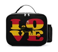 SMAZDFXX Spanish Fighting Toro Bull Lover Small Insulated Lunch Bag Reusable Lunch Box Meal Handbag for Picnic Travel Office