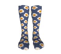SMAZDFXX Thigh Cracked Eggs Over the Knee Compression Socks Long Socks for Women Men Sport Outdoor