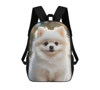 SMAZDFXX Travel Backpack for Women Men Cute Pomeranian Dog Laptop Backpack 17 Inch Lightweight Casual Daypack