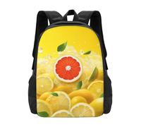 SMAZDFXX Travel Backpack Large Capacity Laptop Backpacks Summer Lemon Bookbag for Work Hiking