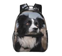SMAZDFXX Travel Laptop Backpack Border Collie Large Capacity Bookbag Lightweight Backpack for Work Hiking