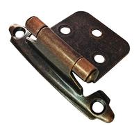 Smbbit Traditional Cabinet Hinge Variable Overlay 10 Pack Oil Rubbed Red Bronze