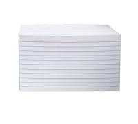 Smbcgdm 200 Sheets Small Thick Ruled Index Cards Hanging Hole Horizontal Inner Page Message Papers Office Supplies Memo Cards Reusable