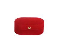 Smbcgdm Engagement Ring Box Gorgeous Packaging Marriage Single Double Ring Earring Gift Box Red