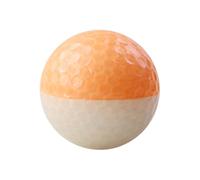 Smbcgdm High Spin Golf Ball Compact Lightweight Unique 2-colors Assorted Double-layer for Better Control Accessories Orange