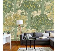 SMBHIAON 3D Panoramic Wallpaper Mural,400 × 280 Cm Wall Poster Trees Bushes Design Photo Effect,English Forest Decoration for Bedroom Living Room Corridor