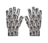 SMBHIAON Ladies Full Fingers Winter Outdoor Mitten Glove, Retro Floral Print Gloves Traditional Design Light Running Gloves Cycling Winter Men Women,Driving Sports Touchscreen Anti slip Shock Grip