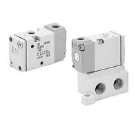 SMC 3/2-Way In-Line Air Operated Valve G1/8'' - SYJA712-01F