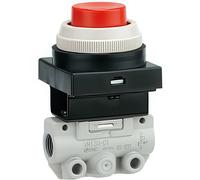 SMC 3/2-Way Mechanical Roller Valve M5x0.8 - VM132-M5-06ZA