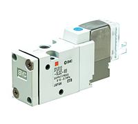 SMC 3/2-Way Sub-Base Pneumatic Solenoid Valve - SYJ314M-5LOU-Q