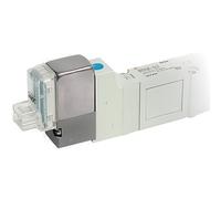 SMC 5/2-Way In-Line Pneumatic Solenoid Valve 6mm Push-In - SY5230-5U1-C6