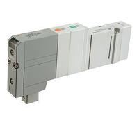 SMC 5/3-Way Sub-Base Pneumatic Solenoid Valve - SV2300-5FU