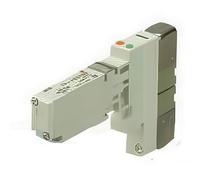 SMC 5/3-Way Sub-Base Pneumatic Solenoid Valve - VQ1301N-51-Q