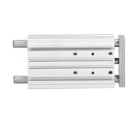 SMC Compatible Pneumatic Cylinder 3 Guide Rod 16mm
