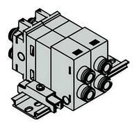 SMC Double Check Manifold Pneumatic Valve 8mm Push-In - VQ2000-FPG-C8C8