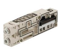 SMC Individual SUP/EXH Spacer Assembly 8mm Push-In Straight Type For SY Series - SY50M-38-1A-C8