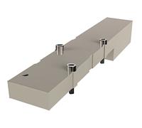 SMC Manifold Assembly U-Side End Plate Assembly G Thread For VQC4000 Series - VVQC4000-2A-1F