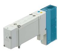 SMC Valve Manifold D-sub Flat Cable PC Wiring IP40 8mm Push-In - SS5Y5-10F1-06B-C8