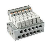 SMC Valve Manifold G1/8'' Individual Wiring - SS5Y5-41-05-01F-Q