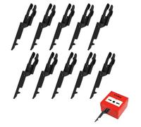 SMCEHEYA 10 Pcs Fire Alarm Test Key Spare Emergency Door Release Key for Opening the Fire Glass Door Break Glass Fire Door Key for All Versions of Call Points