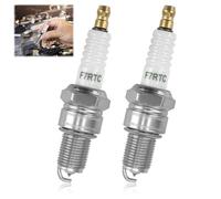 SMCEHEYA 2x F7RTC Spark Plugs for Lawnmower - NGK 5534/BPR7ES, Bosch WR5D/WR5DC/WR5DP, Champion OE008/OE091/RN2C Universal Spark Plugs