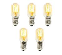 SMCEHEYA 5Pcs 15W E14 Screw Salt Lamp Bulbs 230V, Scentsy Mini Wax Warmer Light Bulb Small Edison Screw SES Pygmy Bulb Warm White 2700K Dimmable, Bulb 15W Mini Wax Warmer Light Bulb Dimmable