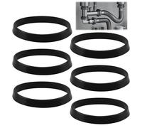 SMCEHEYA 6 PCS Rubber Washers 40MM Cone Sink Plug Rubber Seal Spacer for Plumbing 1 1/2 Inch Drain Pipe Sink Odour Trap Siphon Plumbing Fittings for 40MM Waste Pipe