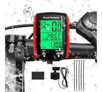 SMCEHEYA Bike Computer Touch Screen Cycling Computer 19 Functions IP54 Outdoor Cycling Wired Bike Speedometer Universal Waterproof LCD Backlight Display Outdoor Cycling Exercise Accessories