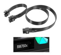 SMCEHEYA Dual PCI-E GPU Power Cable for Corsair 8-pin to 6+2PIN Graphics Card Module Cable Male Power Adapter Cable Compatible with ARESGAME Thermaltake Modular Power Supply
