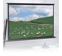 SMCMGECEUZ 20'' 30'' 40'' 50'' Table Top Projection Screen Portable Projector Screen, Manual Pull Up Movies Screen With Carry Bag For Movie Night Camping Party(40inch (16:9))