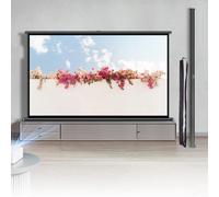 SMCMGECEUZ Portable Tabletop Projector Screen 20 30 40 50 Inch Retractable Movie Screen With Carry Bag Mobile Projector Screen For Schools Office(50inch (4:3))