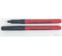 SMCO Scribe Handwriting Pens. Pack of 5. BLACK Ink. Fine Point. Great For School