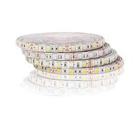 SMD 5050 LED Strip Not Waterproof 5M 300LED DC 12V Ice Blue Fita LED Light Strips Flexible Neon Tape Luz Monochrome (Ice Blue, 5M (Not Waterproof IP20))