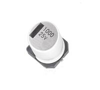 SMD aluminum electrolytic capacitor 25V1000UF 12X13.5 1000UF 25V 12 * 13.5mm ZDVHOMCB(200PCS)
