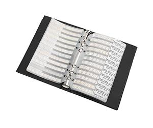 SMD Resistor Assorted Folder, SMD Resistor and Capacitor Sample Book 170 Value 0603 Series Electronic Components Kit 4250Pcs KzHgIdRY