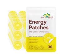 Smddx Energy Patches,30 Energy Boost Patch with Caffeine, Red Ginseng & Vitamin B,Helps Replenish Energy,Supports Mood & Vitalit,Helps Maintain Focus