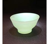SMDSAZ Jade Teacup Wine Glass Chinese Kung Fu Tea Set - Jade Tureen Set with Bowl - Light Green Cup (B)