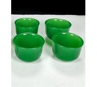 SMDSAZ Natural Jade Tea Cup Set (Turquoise, 4 Pcs)