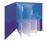 Smead 10-Pocket Organizer, Letter Size, 2 per Pack, 1 Each of Dark Blue and Teal (89204) (Pack of 1)