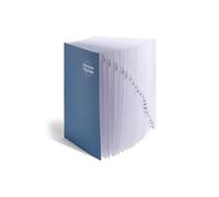 Smead Expandable Office Desk File Sorter, Office Supplies, Alphabetic (A-Z) and Numeric(1-20) Desk Organizer, 20 Indexing Dividers, Laminated Tabs, Legal Size, Blue, Office Desk Accessories (89237)