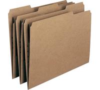 Smead Fastener File Folder, 1 Fastener, Reinforced 1/3-Cut Tab, Letter Size, Kraft, 50 per Box (14834)