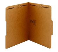 Smead Fastener File Folder, 2 Fasteners, Reinforced 1/3-Cut Tab, Letter Size, Kraft, 21 per Box (14839)