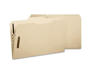 Smead Fastener File Folder, 2 Fasteners, Reinforced 1/3-Cut Tab, Letter Size, Manila, 12 per Pack (11537)