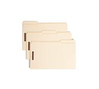 Smead Fastener File Folders, 50 Count, Manila, Reinforced 1/3-Cut Tabs, Legal Size (19537)