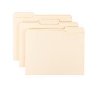 Smead File Folder, Reinforced 1/3-Cut Tab, Letter Size, Manila, 45 Per Box (10438)