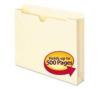 Smead File Jacket, 2" Expansion, Letter Size, Manila, 50 per Box (75470)