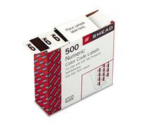 Smead® Numerical End Tab File Folder Labels LABEL,C/CODE NUM-9 RL,BN (Pack of8)