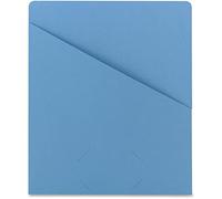 Smead Organized Up Slash File Jacket, Letter Size, Blue, 25 per Pack (75431)