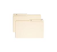 Smead Reversible File Folder, 1/2-Cut Right Printed Tab, Legal Size, Manila, 100 per Box (15145)