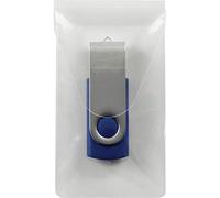 Smead Self-Adhesive Poly USB Flash Drive Pocket, 2"W x 3,5"H, Clear 6 per Pack (68150)